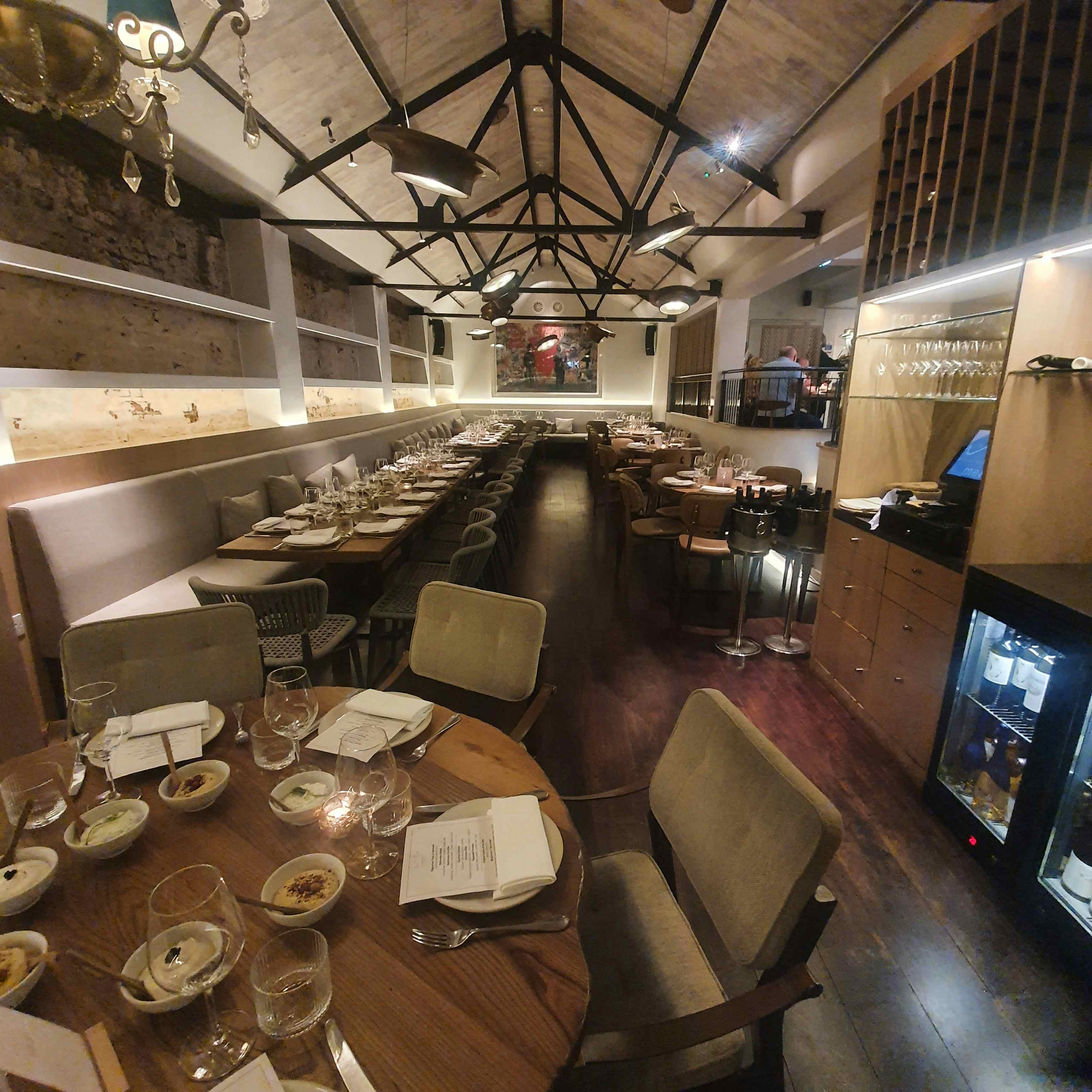 The Lower Restaurant Area , Meraki Restaurant & Bar